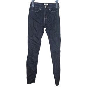 L'agence Size 25 Waist Dark Blue Skinny Jeans Comfortable Soft Designer Pockets